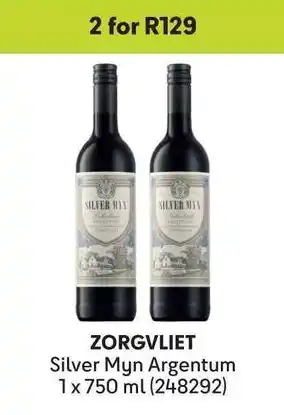 ZORGVLIET Silver Myn Argentum 1x 750 ml