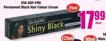Ata-Sof-Fro Permanent Black Hair Colour Cream