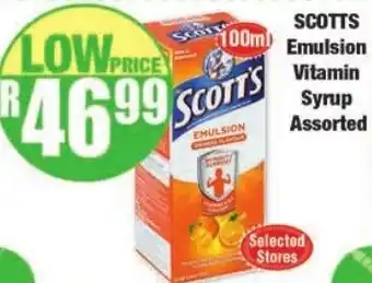 Scotts Emulsion Vitamin Syrup Assorted