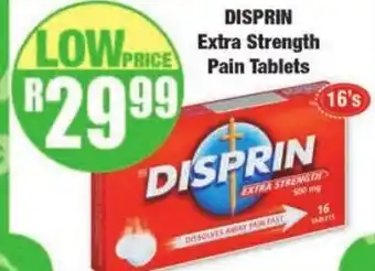 Disprin Extra Strength Pain Tablets 16's