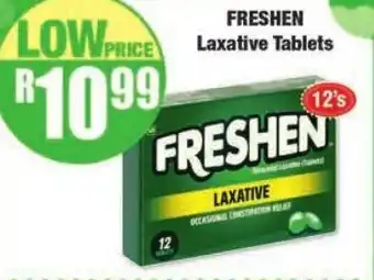 Boxer Build Freshen Laxative Tablets 12's offer