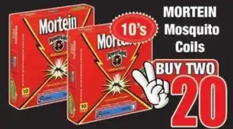 Boxer Build Mortein Mosquito Coils 10's offer