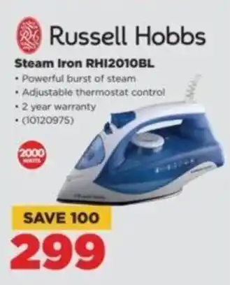 HiFi Corp Russell Hobbs Steam Iron RH12010BL offer