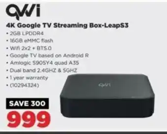 HiFi Corp 4K Google TV Streaming Box-Leaps3 offer