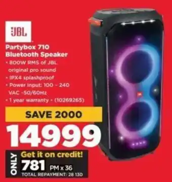 HiFi Corp JBL Partybox 710 Bluetooth Speaker offer