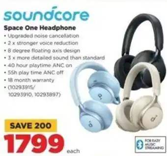 HiFi Corp soundcore Space One Headphone offer