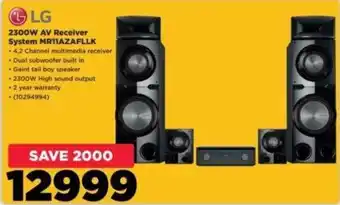 HiFi Corp LG 2300W AV Receiver System MR11AZAFLLK offer