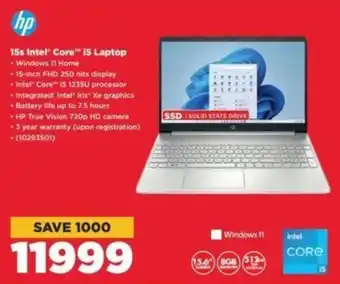 HiFi Corp hp 15s Intel Core i5 Laptop offer