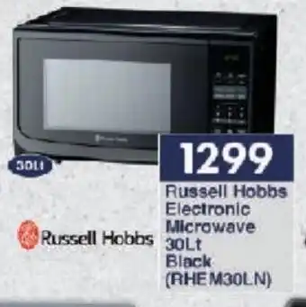 President Hyper Russell Hobbs Electronic Microwave 30Lt Black (RHEM30LN) offer
