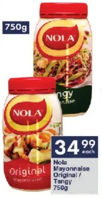 President Hyper Nola Mayonnaise Original/Tangy 750g offer