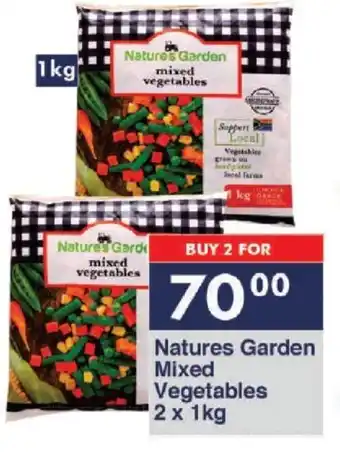 President Hyper Natures Garden Mixed Vegetables 2 x 1kg offer