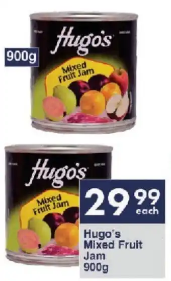 Hugo's Mixed Fruit Jam 900g