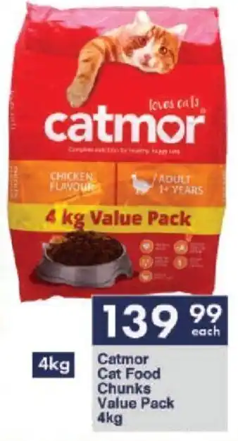 President Hyper Catmor Cat Food Chunks Value Pack 4kg offer