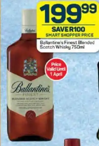 Pick n Pay Liquor Ballantine's Finest Blended Scotch Whisky 750ml offer