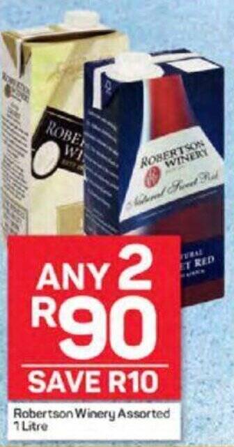 Robertson Winery Assorted 1 Litre offer at Pick n Pay Liquor