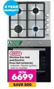 Game Defy Slimline Gas Hob & Electric Oven Set DCB843E offer