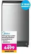 Game Midea 10.5Kg Top Loader Washing Machine MA200W105/G offer