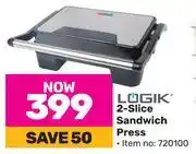 Game Logik 2 Slice Sandwich Press offer