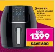 Game Eiger Aria 5.5L Digital Air Fryer offer