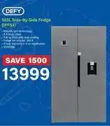 Incredible Connection Defy 555L Side By Side Fridge DFF547 offer
