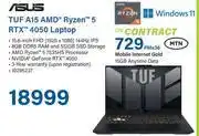 Incredible Connection Asus Tuf A15 AMD Ryzen 5 RTX 4050 Laptop offer
