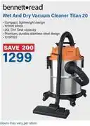 Incredible Connection Bennett Read Wet & Dry Vacuum Cleaner Titan 20 offer