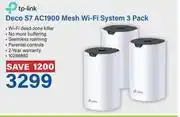 Incredible Connection TP-Link Deco S7 AC1900 Mesh WiFi System 3 Pack offer
