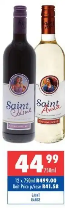 Ultra Liquors SAINT RANGE offer