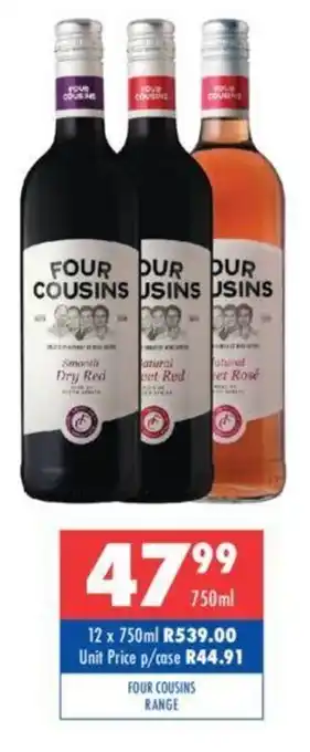 FOUR COUSINS RANGE