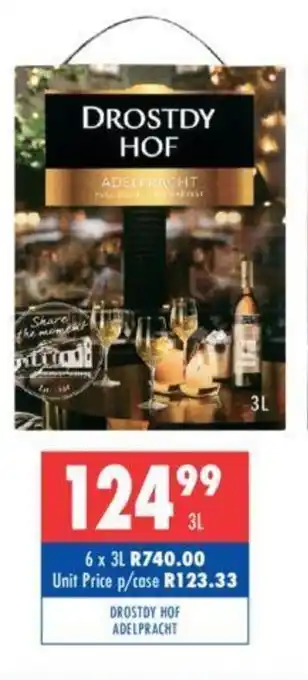 Ultra Liquors DROSTDY HOF ADELPRACHT offer