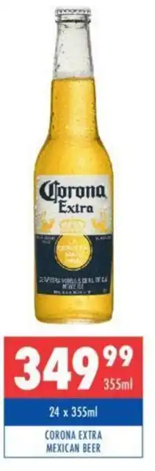 Ultra Liquors CORONA EXTRA MEXICAN BEER offer