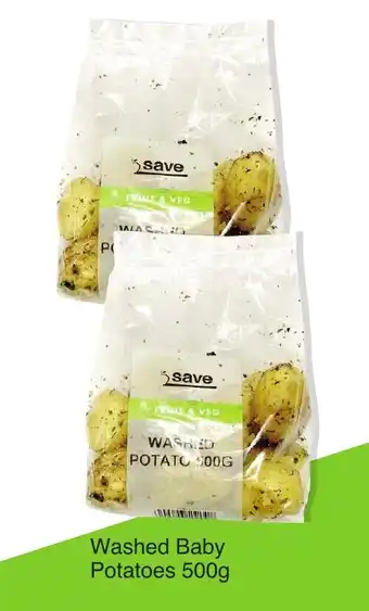 Save Hyper Washed Baby Potatoes 500g offer
