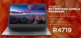 Matrix Warehouse RCT MW14Q1C CORE I3 NOTEBOOK offer