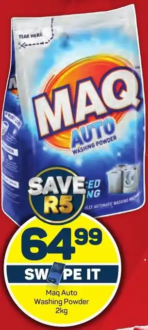 Pick n Pay Hypermarket Maq Auto Washing Powder 2kg offer
