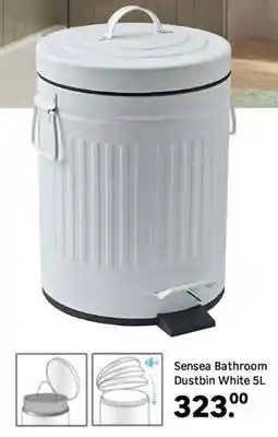 Leroy Merlin Sensea - bathroom dustbin white 5l offer