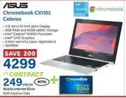 Incredible Connection Asus Chromebook CX1102 Celeron offer