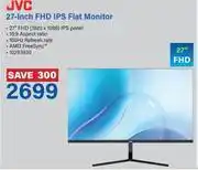 Incredible Connection JVC 27 Inch FHD IPS Flat Monitor offer