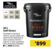 Builders Warehouse Fired Earth Soft Sheen-20Ltr offer