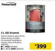 Builders Warehouse Power Seal 5L QD Enamel offer