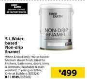 Builders Warehouse Fired Earth 5L Water Based Non Drip Enamel offer