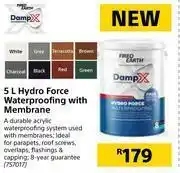 Builders Warehouse Damp X 5L Hydro Force Waterproofing With Membrane offer