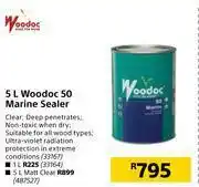 Builders Warehouse Woodoc 50 5L Marine Sealer offer