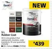 Damp X 5L Rubber Coat
