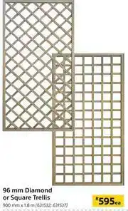 Builders Warehouse 96mm Diamond Or Square Trellis 900mm x 1.8m-Each offer