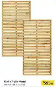 Builders Warehouse Emily Trellis Panel 900mm x 1.8m-Each offer