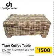 Builders Warehouse Designhouse Tiger Coffee Table 800mm x 500mm x 350mm offer