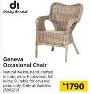 Builders Warehouse Designhouse Geneva Occasional Chair offer
