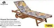 Builders Warehouse Designhouse Knysna Sun Lounger offer