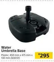 Builders Warehouse Water Umbrella Base Plastic-450mm x 475mm x 130mm offer