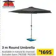 Kalahari Shade 3m Round Umbrella